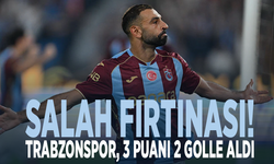 Salah fırtınası! Trabzonspor, 3 puanı 2 golle aldı