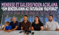 Menekşe Et Galerisi’nden açıklama: “İsim benzerliğinin acı faturasını yaşıyoruz”