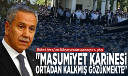 Bülent Arınç’tan Süleymancılar operasyonu çıkışı: “Masumiyet karinesi ortadan kalkmış gözükmekte”