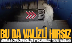 Manisa'da cami cami dolaşan ayakkabı hırsızı takiple yakalandı