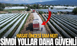 Üzüm Hasadı Öncesi Üreticilerin Yolu Yenileniyor
