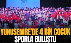 Yunusemre’de 4 bin çocuk sporla buluştu