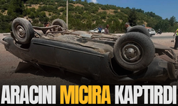 Aracını mıcıra kaptırdı: 3 yaralı