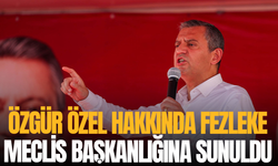 Özgür Özel hakkında fezleke Meclis Başkanlığına sunuldu