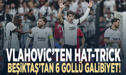 Vlahovic’ten hat-trick... Beşiktaş’tan 6 gollü galibiyet!