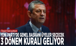 Özgür Özel açıkladı: YENİ Parti’de genel başkanı üyeler seçecek, 3 dönem kuralı geliyor