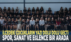 İlçedeki çocukların yazı dolu dolu geçti... Spor, sanat ve eğlence bir arada