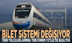Bilet sistemi değişiyor....Tren yolculuklarında yeni dönem 1 Eylül’de başlıyor