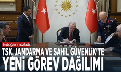 Cumhurbaşkanı Erdoğan imzaladı... TSK, Jandarma ve Sahil Güvenlik'te yeni görev dağılımı