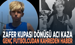 Zafer Kupası dönüşü acı kaza... Genç futbolcudan kahreden haber