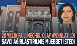 20 yıllık faili meçhul olay aydınlatıldı, savcı ağırlaştırılmış müebbet istedi