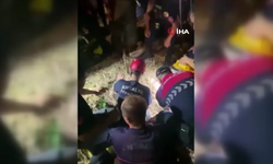 Kuyuya düşen çocuk böyle kurtarıldı