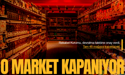 O market kapanıyor