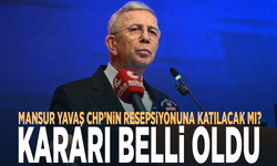 Mansur Yavaş CHP’nin resepsiyonuna katılacak mı? Kararı belli oldu