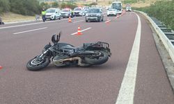 Kamyona çarpan motosiklet sürücüsü hayatını kaybetti