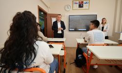 Balaban yeni eğitim yılında YEGEM öğrencileriyle buluştu