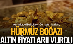 Altının kaderi belli oluyor! Hürmüz Boğazı krizi altın fiyatlarını sert düşürdü!