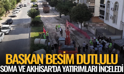 Başkan Dutlulu Soma ve Akhisar’da yatırımları inceledi