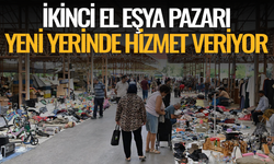 İkinci El Eşya Pazarı yeni yerinde hizmet veriyor
