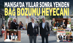 Manisa’da yıllar sonra yeniden bağ bozumu heyecanı