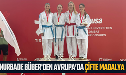 Nurbade Büber'den Avrupa’da çifte madalya