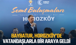 Baybatur, Horozköy’de vatandaşlarla bir araya geldi