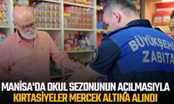 Manisa'da Okul Sezonunun Açılmasıyla Kırtasiyeler Mercek Altına Alındı