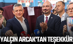 Yalçın Arcak'tan teşekkür