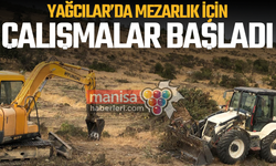 Yağcılar’da mezarlık alanında çalışmalar başladı