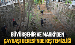 Büyükşehir ve MASKİ’den Çaybaşı Deresi’nde Kış Temizliği