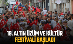 Saruhanlı'da 19. Altın Üzüm Festivali Coşkuyla Başladı