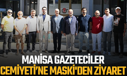 Manisa Gazeteciler Cemiyeti’ne MASKİ'den ziyaret
