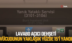 Lavabo açıcı dehşeti, vücudunun yaklaşık yüzde 15’i yandı