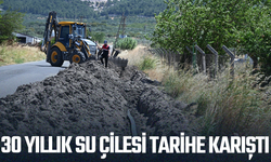 Avdan’da 30 yıllık su çilesi tarihe karıştı