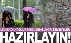 Manisa'ya Gökgürültülü Sağanak Yağış Geliyor