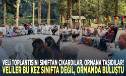 Veli Toplantısını Sınıftan Çıkardılar, Ormana Taşıdılar! Veliler Bu Kez Sınıfta Değil, Ormanda Buluştu