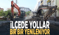 İlçede yollar bir bir yenileniyor