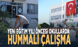 Yeni eğitim yılı öncesi okullarda hummalı çalışma