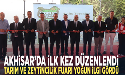 Akhisar’da ilk kez düzenlendi...Tarım ve zeytincilik fuarı yoğun ilgi gördü