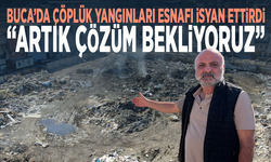 Buca’da çöplük yangınları esnafı isyan ettirdi: “Artık çözüm bekliyoruz”