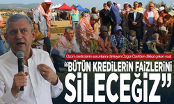 Üzüm üreticisinin sorunlarını dinleyen Özgür Özel’den dikkat çeken vaat: “Bütün kredilerin faizlerini sileceğiz”