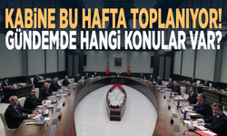 Kabine yeni haftada toplanıyor! Gündemde kritik başlıklar var