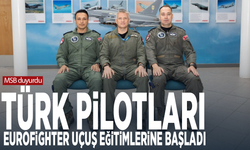 MSB duyurdu.... Türk pilotları Eurofighter uçuş eğitimlerine başladı