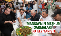 Manisa’nın Meşhur Sarmaları Bu Kez Yarıştı