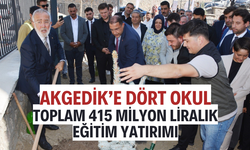Akgedik’te 415 milyon liralık eğitim yatırımı