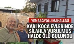 Karı koca evlerinde silahla vurulmuş halde ölü bulundu