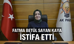 Fatma Betül Sayan Kaya istifa etti