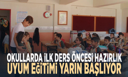 Okullarda ilk ders öncesi hazırlık... Uyum eğitimi yarın başlıyor