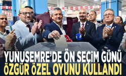 Yunusemre’de ön seçim günü... Özgür Özel oyunu kullandı
