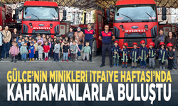 Gülce’nin minikleri İtfaiye Haftası’nda kahramanlarla buluştu